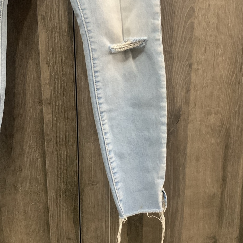 Old Navy Rockstar Super Skinny Light Blue Denim Stretch Jeans Women's Size 0 - Picture 4 of 8
